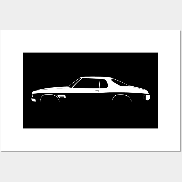Holden Monaro GTS (HQ) Silhouette Wall Art by Car-Silhouettes